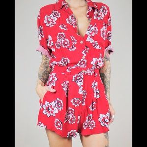 Vintage Romper, size small SK Wear